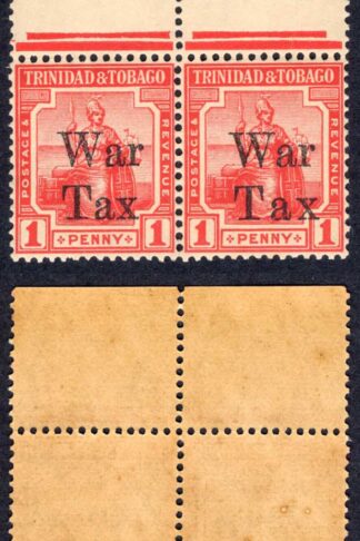 Trinidad and Tobago SG188c Both types of overprint U/M (brown gum) Cat 20 pounds