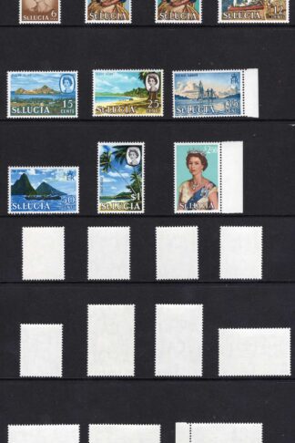 St Lucia SG197/210 Set of 14 U/M Cat 28 pounds