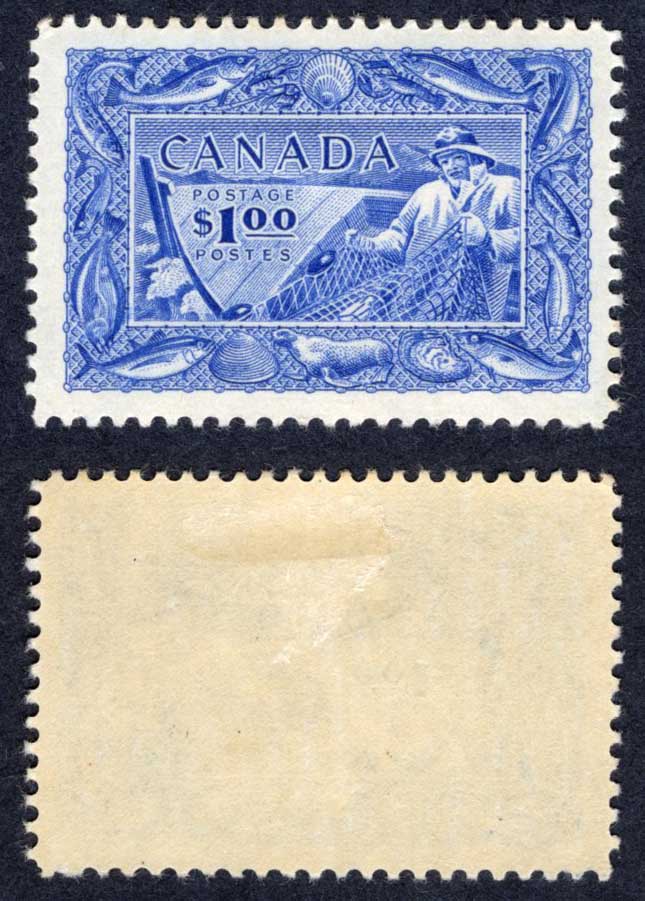Canada SG433 One Dollar Fish M/M Cat 35 pounds