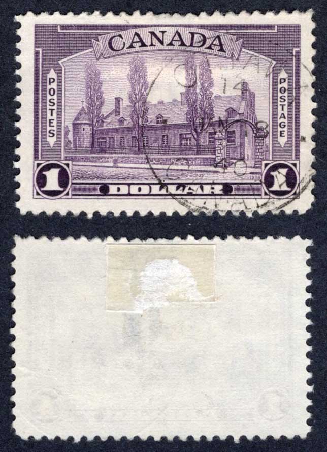 Canada SG367 One Dollar Violet used Cat 20 pounds