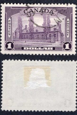Canada SG367 One Dollar Violet used Cat 20 pounds