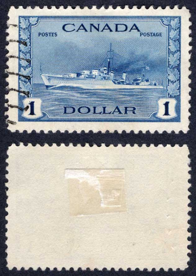 Canada SG388 One Dollar Blue used Cat 18 pounds
