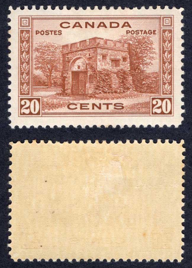 Canada SG365 20c Red-brown M/M Cat 25 pounds