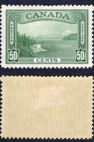 Canada SG366 50c green M/M Cat 50 pounds