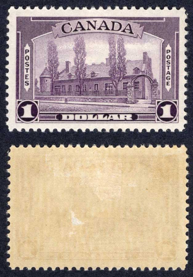 Canada SG367 One Dollar Violet M/M Cat 65 pounds