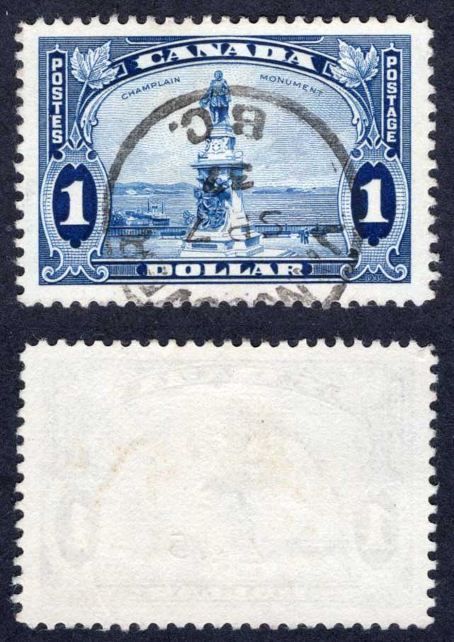 Canada SG351 One Dollar Blue used Cat 18 pounds