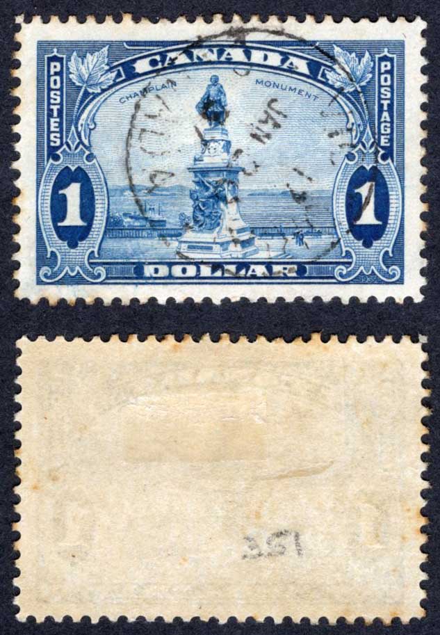 Canada SG351 One Dollar Blue used Cat 18 pounds