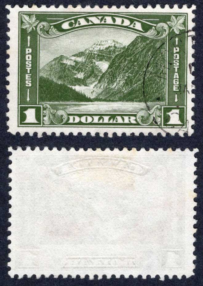 Canada SG303 One Dollar Green used Cat 40 pounds