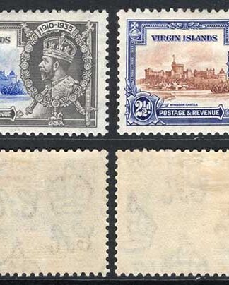 British Virgin Is SG103/6 Silver Jubilee M/M Cat 25 pounds