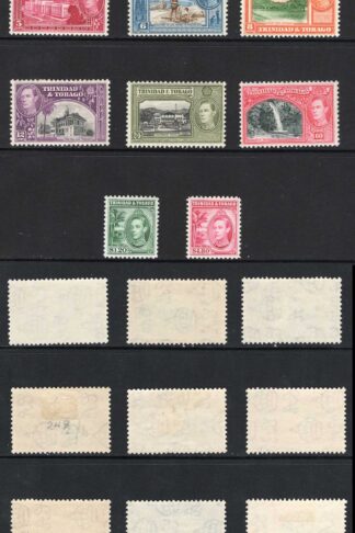 Trinidad and Tobago SG246/56 KGVI set M/M Cat 130 pounds