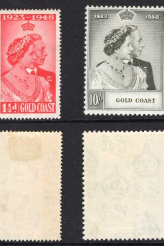 Gold Coast SG147/8 1948 Silver Wedding M/M Cat 38.3 pounds