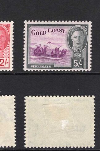 Gold Coast SG144/6 1948 High Values M/M Cat 83 pounds