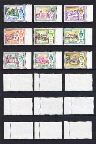 Bermuda SG163/79 1962 Set wmk Upright U/M Cat 50 pounds