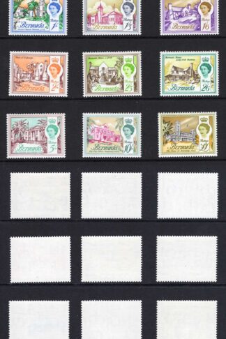 Bermuda SG163/79 1962 Set wmk Upright U/M Cat 50 pounds