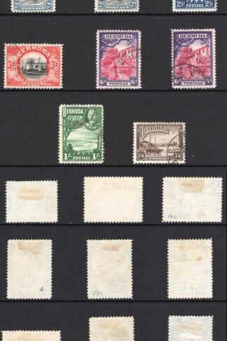 Bermuda SG98/105 1936 Set inc shades Used Cat 27++ pounds