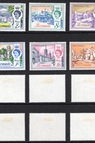 Bermuda SG195/200 set with Wmk Sideways M/M Cat 20 pounds