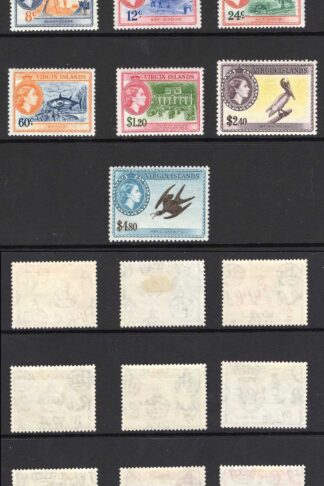 British Virgin Is SG149/61 1956 Set of 13 M/M Cat 120 pounds