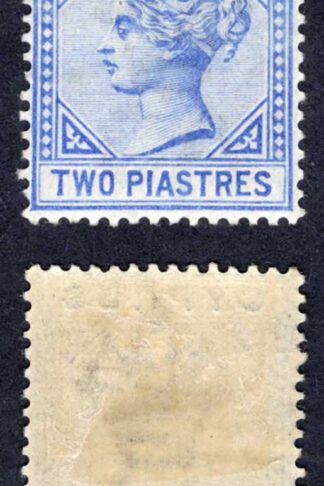 Cyprus SG34 2pi Ultramarine Wmk CA Die II M/M Cat 22 pounds