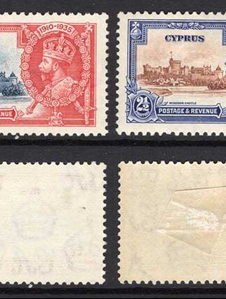 Cyprus SG144/7 1935 Silver Jubilee M/M Cat 38 pounds