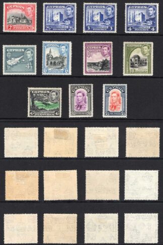 Cyprus SG151/63 1938Set of 19 M/M Cat 250 pounds