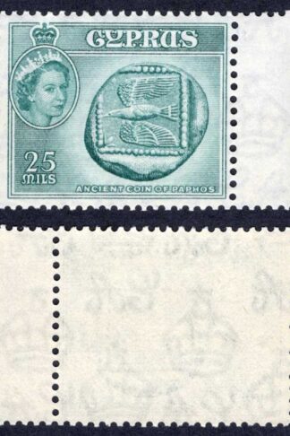 Cyprus SG179a 25m Greenish Blue U/M Cat 32 pounds