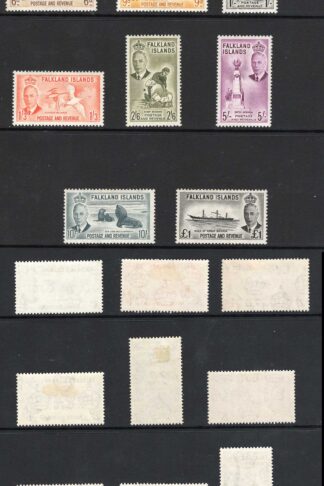 Falkland Is SG172/85 1952 Set of 14 M/M Cat 190 pounds