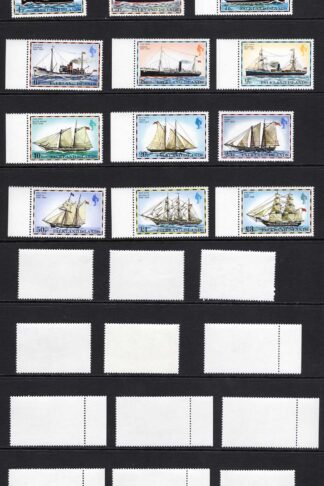 Falkland Is SG331A/45A 1978 Ship set of 15 No Imprint Date U/M Cat 18 pounds