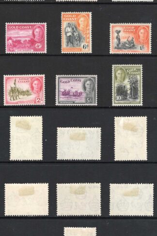 Gold Coast SG135/46 KGVI Set of 12 M/M Cat 85 pounds