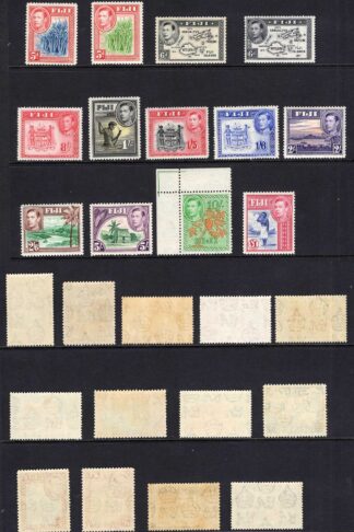 Fiji SG249/66b Set of 22 M/M Cat 275 pounds