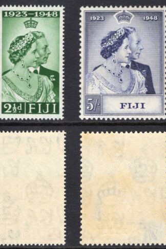 Fiji SG270/1 1948 Silver Wedding U/M (2 toned gum) Cat 18.40 pounds
