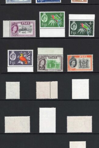 Fiji SG311/25 Set of 15 U/M (except 1d and 10d m/m) Cat 70 pounds