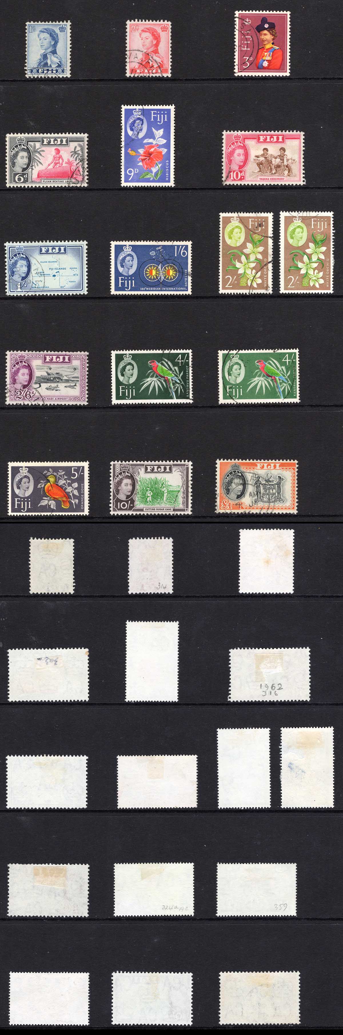 Fiji SG311/25 Set used Cat 25 pounds