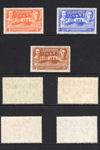 Barbados SG257/61 Tercentenary Set U/M Cat 17 pounds