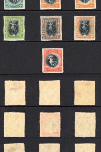 Barbados SG201/12 Set of 12 plus Shades M/M Cat 160+++ pounds