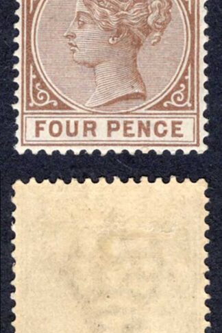 Barbados SG98 4d Pale brown M/M Cat 35 pounds