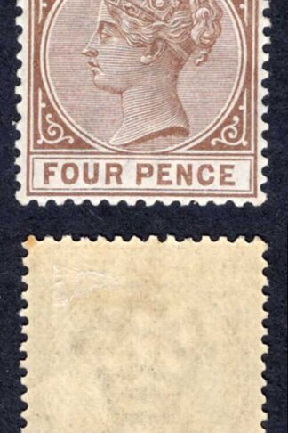 Barbados SG98 4d Pale brown M/M Cat 35 pounds