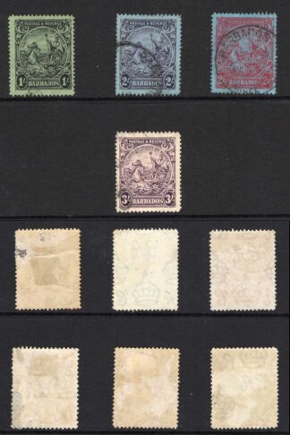 Barbados SG229/39 1925 Set used Cat 100 pounds