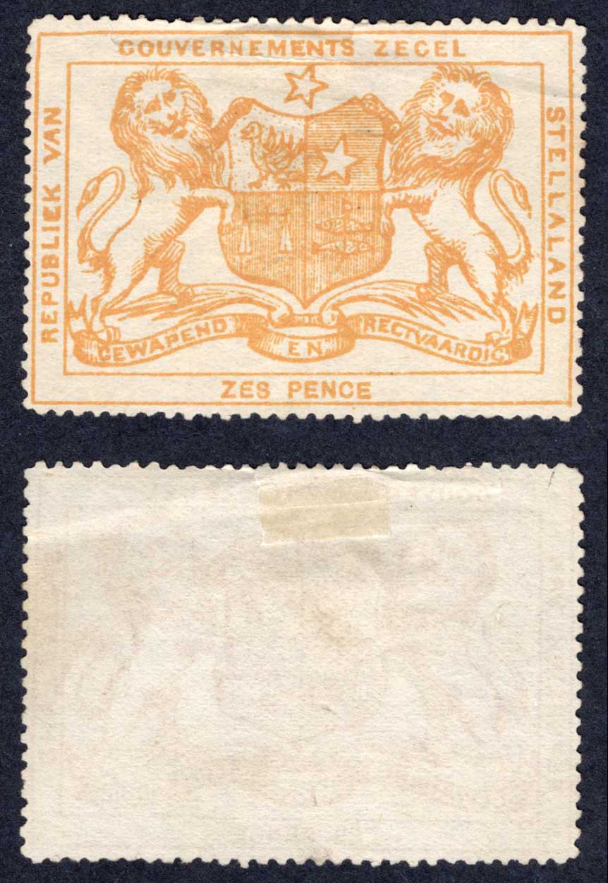 Bechuanaland (Stellaland) BF1 6d Unused no gum (creased) BF Price 50 pounds