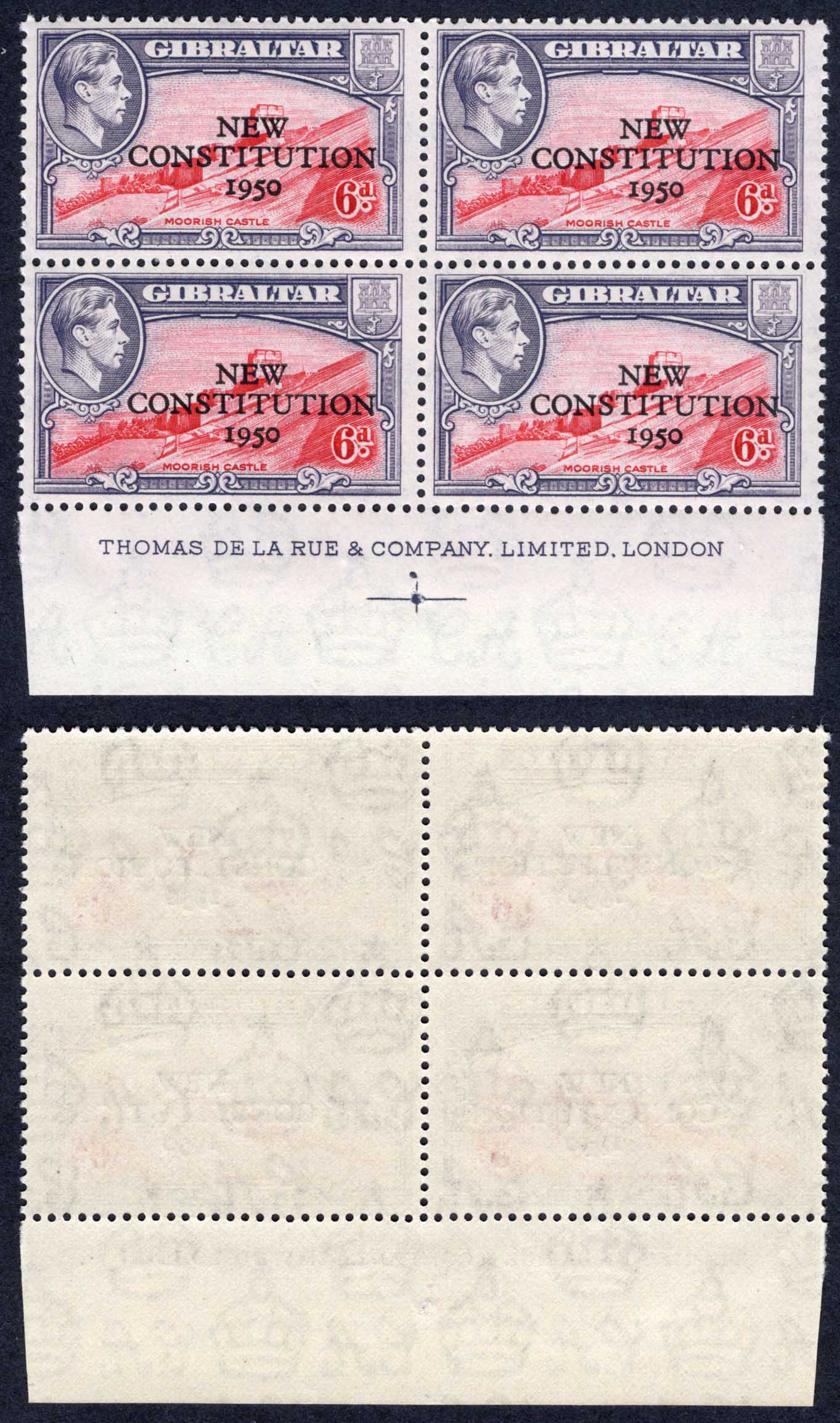 Gibraltar SG142 6d with Left foreground re-entry U/M