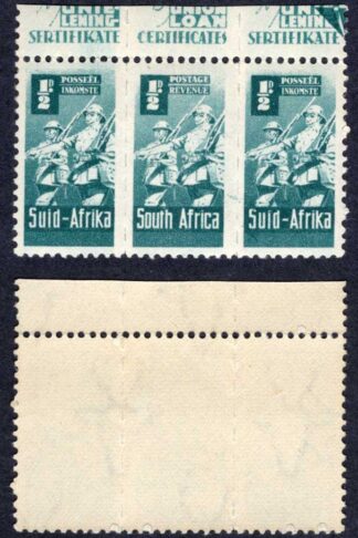 South Africa SG97 1/2d Missing top background U/M