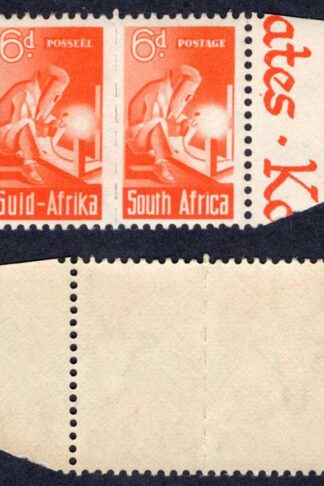 South Africa SG102 6d Variety Much Whiter Flame U/M