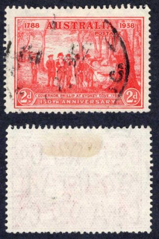 Australia SG193a 2d Variety Man with Tail Flaw Used Cat 150 pounds