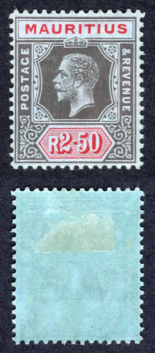 Mauritius SG202 2r50 Wmk Mult CA M/M Cat 48 pounds