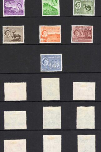Mauritius SG293/306 1953 Set of 15 M/M Cat 70 pounds