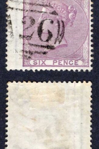 Gibraltar SGZ42 6d with a A26 pmk Cat 50 pounds