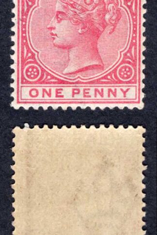 Gibraltar SG9 1d Rose Wmk CA M/M Cat 50 pounds