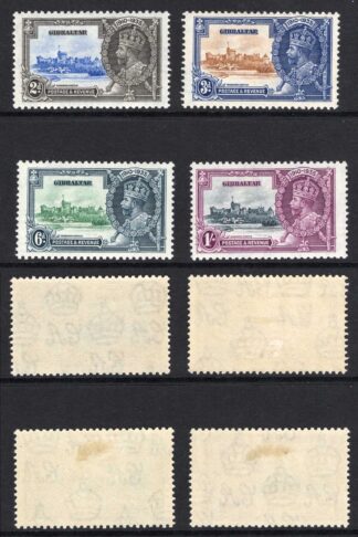 Gibraltar SG114/7 1935 Silver Jubilee M/M Cat 35 pounds