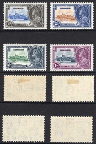 Gibraltar SG114/7 1935 Silver Jubilee M/M Cat 35 pounds