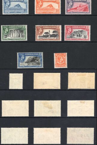 Gibraltar SG121/31 1938 Set of 14 M/M Cat 180 pounds