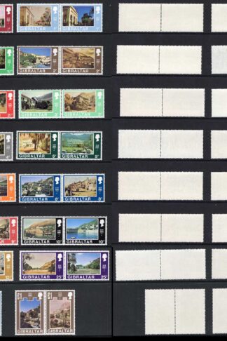 Gibraltar SG255/86 1971 Set of 13 U/M Cat 21 pounds